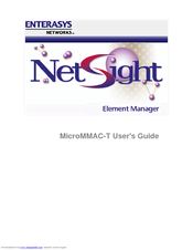 Enterasys MicroMMAC-22T User Manual