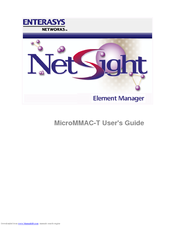 Enterasys MicroMMAC-T User Manual