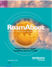 Enterasys Wireless Ethernet Adapter I Installation And User Manual