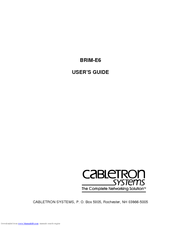 Cabletron Systems BRIM-E6 User Manual