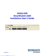 Enterasys SmartSwitch 2200 2H252-25R Installation & User Manual