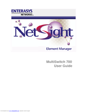 Enterasys 700 User Manual