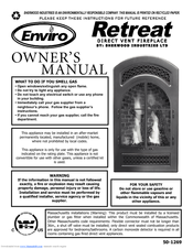 Enviro retreat Owner's Manual