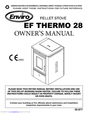 Enviro EF THERMO 28 CE2005 Owner's Manual