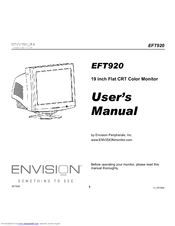 Envision EFT920 User Manual