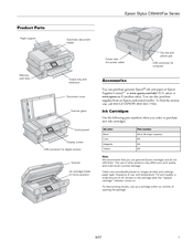 Epson CX9475Fax - Stylus Color Inkjet Manual