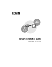 Epson C11CA48201 - Stylus NX510 Wireless Color Inkjet All-in-One Printer Network Installation Manual