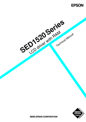 Epson SED 1520 Series Technical Manual