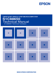 Epson S1C88650 Technical Manual