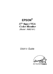 Epson A882181 User Manual