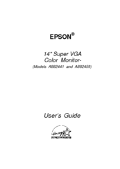 Epson A882441 User Manual