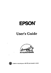 Epson ActionTower 3000 Computer User Manual