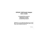 Epson USB/Parallel Adapter User Manual