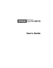 Epson C12C800WN (Net 802.11b Wireless Print Server) User Manual