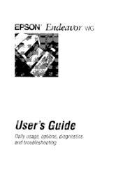 Epson Endeavor WG User Manual