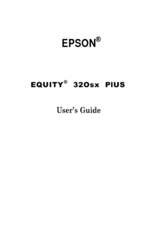 Epson Equity 320SX PLUS User Manual