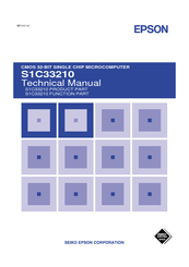Epson S1C33210 Technical Manual