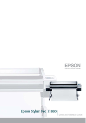 Epson AccuSuite 11880 Series Quick Reference Manual