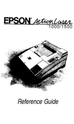Epson ActionPC 1500 Reference Manual