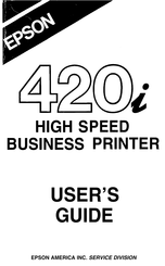 Epson CR-420i User Manual
