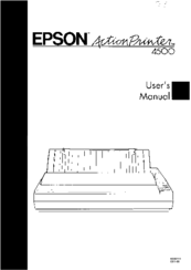 Epson ActionPrinter 4500 User Manual