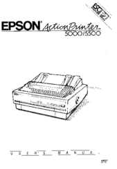Epson ActionPrinter 5500 User Manual