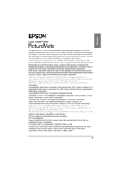 Epson A251E Owner's Manual