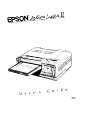 Epson Action Scanner II User Manual