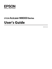 Epson AcuLaser M8000N Series User Manual