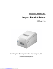 Orient BTP-M170 User Manual