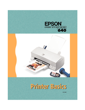 Epson Stylus Colour 640 Printer Basics Manual