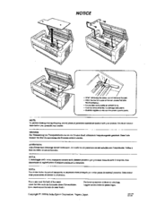 Epson C117001-N - DFX 5000+ B/W Dot-matrix Printer User Manual