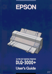 Epson DLQ-3000+ User Manual