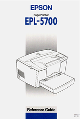 Epson EPL-5700 Reference Manual