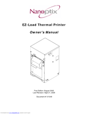 Nanoptix EZ-Load Owner's Manual