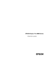 Epson Stylus Pro 9500 Engine Printer Manual