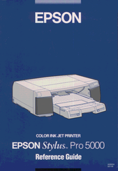 Epson Stylus Pro 5000 Reference Manual