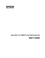 Epson Stylus Pro 7900 CTP User Manual
