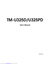 Epson TM U325D User Manual