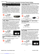 Epson 2200 Lumens Catalog