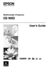 Epson EB-W8D User Manual