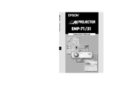 Epson EMP 51 - SVGA LCD Projector Instruction Manual