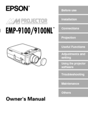 Epson EMP-9100NL Owner's Manual