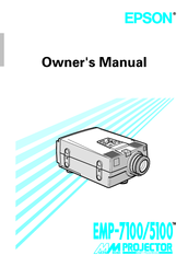Epson EMP 5100 - XGA LCD Projector Owner's Manual