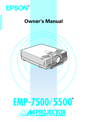 Epson EMP-7500/5500 Owner's Manual