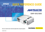 Epson EMP-800 / 810 Quick Reference Manual