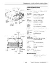Epson PowerLite 5500c User Manual