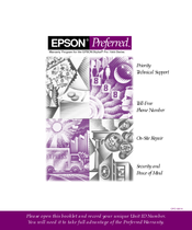 Epson Stylus Pro 7500 - Print Engine Warranty