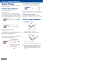 Epson PowerLite D6155 Quick Setup Manual