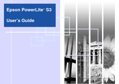 Epson V11H179020 - PowerLite S3 SVGA LCD Projector User Manual
